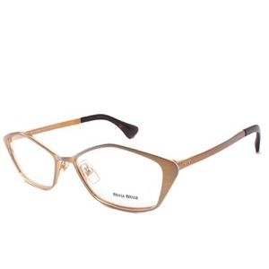 Miu Miu Geometric Cat Eye Eyeglasses...Preowned